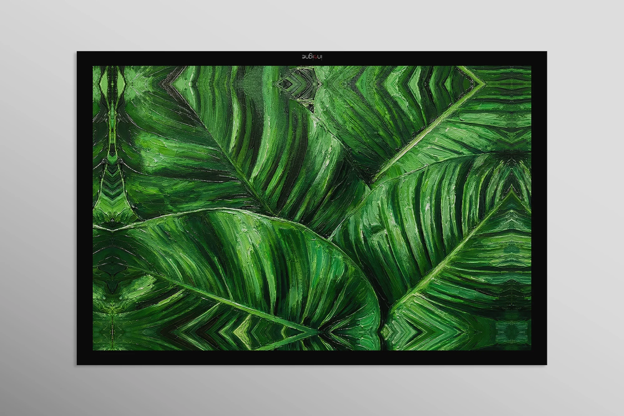 Verdant Tropics Infusion — 3D Haptic Embossed High-Gloss Luxury Wall Art - Image 10