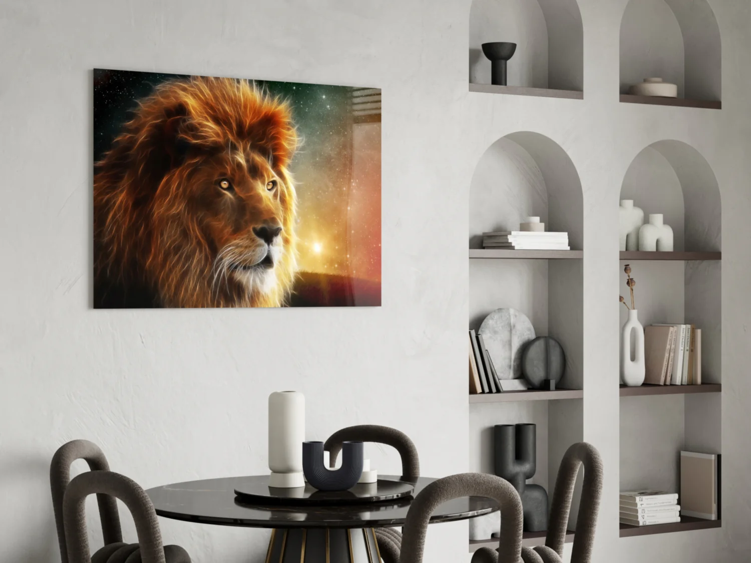Lion Glass Wall Art - Image 6