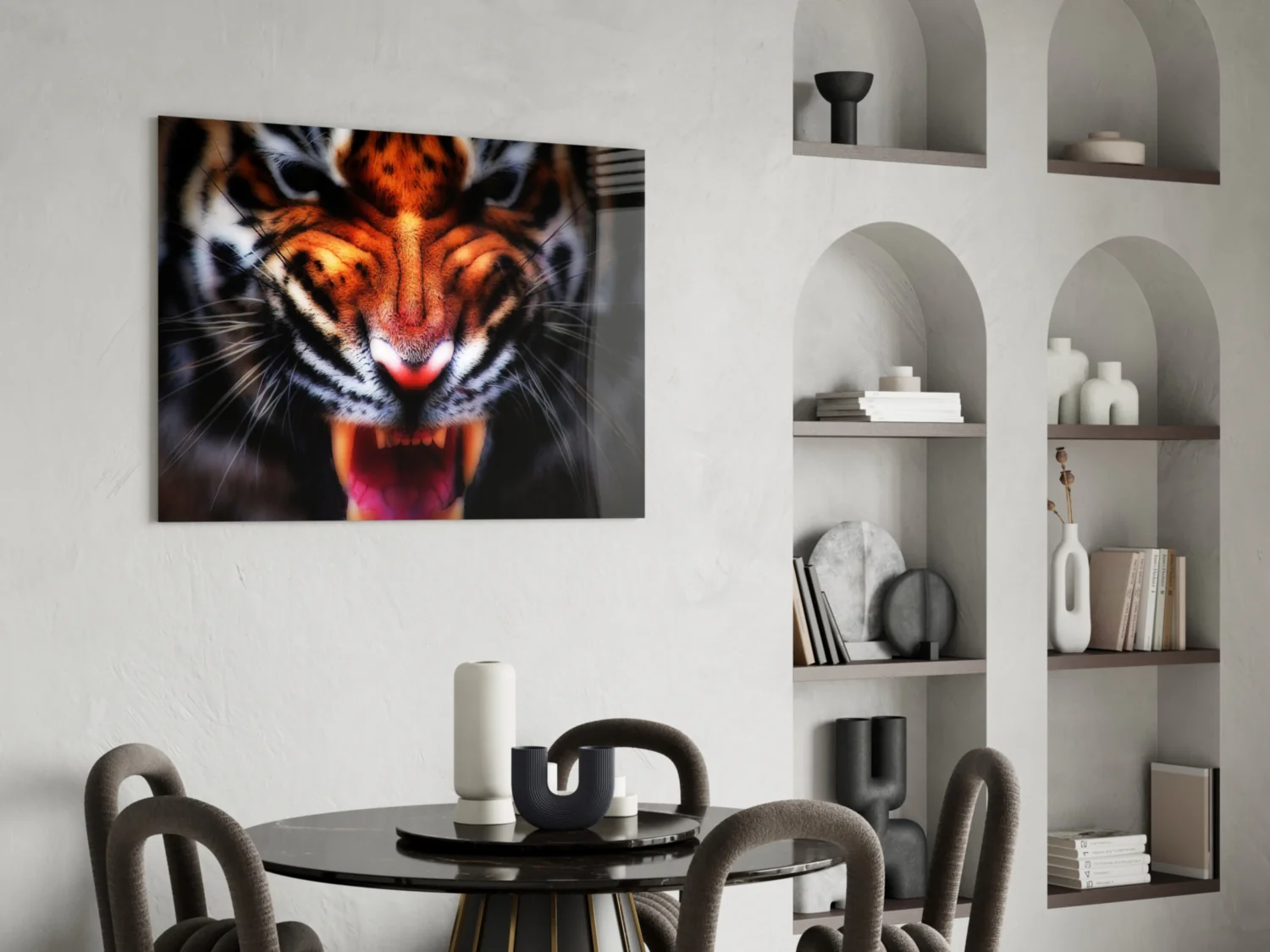 Anger of a Tiger Glass Wall Art - Image 6