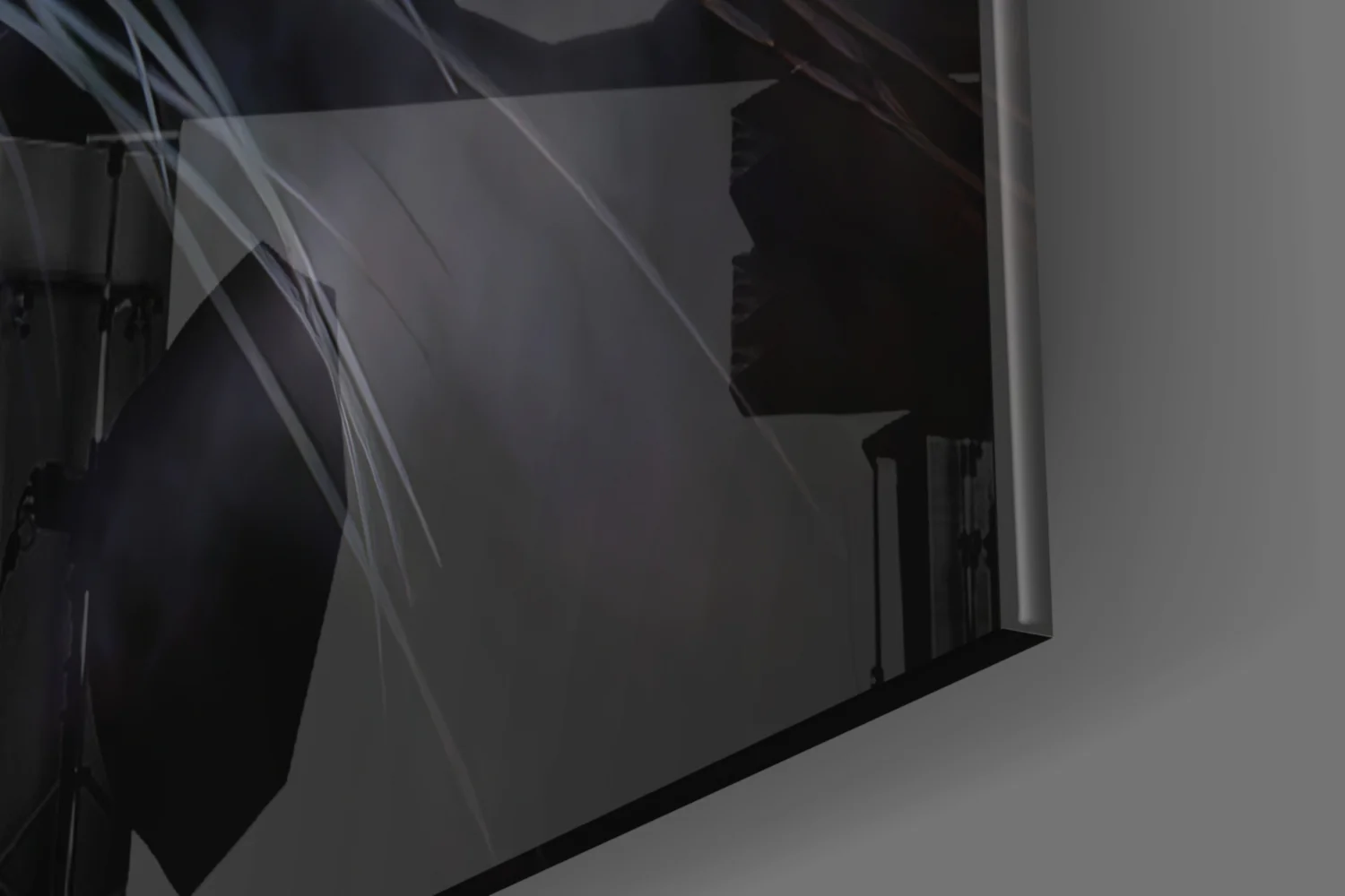 Anger of a Tiger Glass Wall Art - Image 8