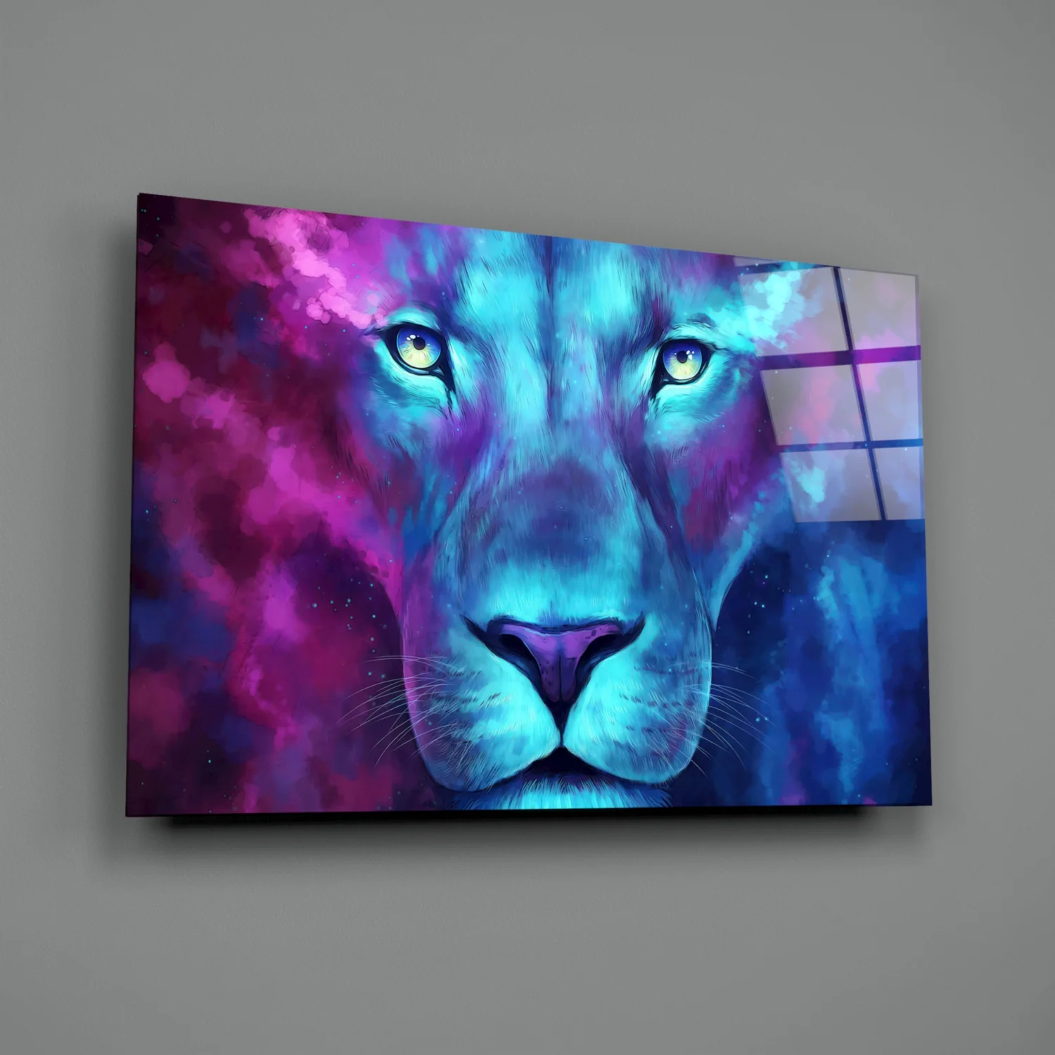 Lion Glass Wall Art - Image 3