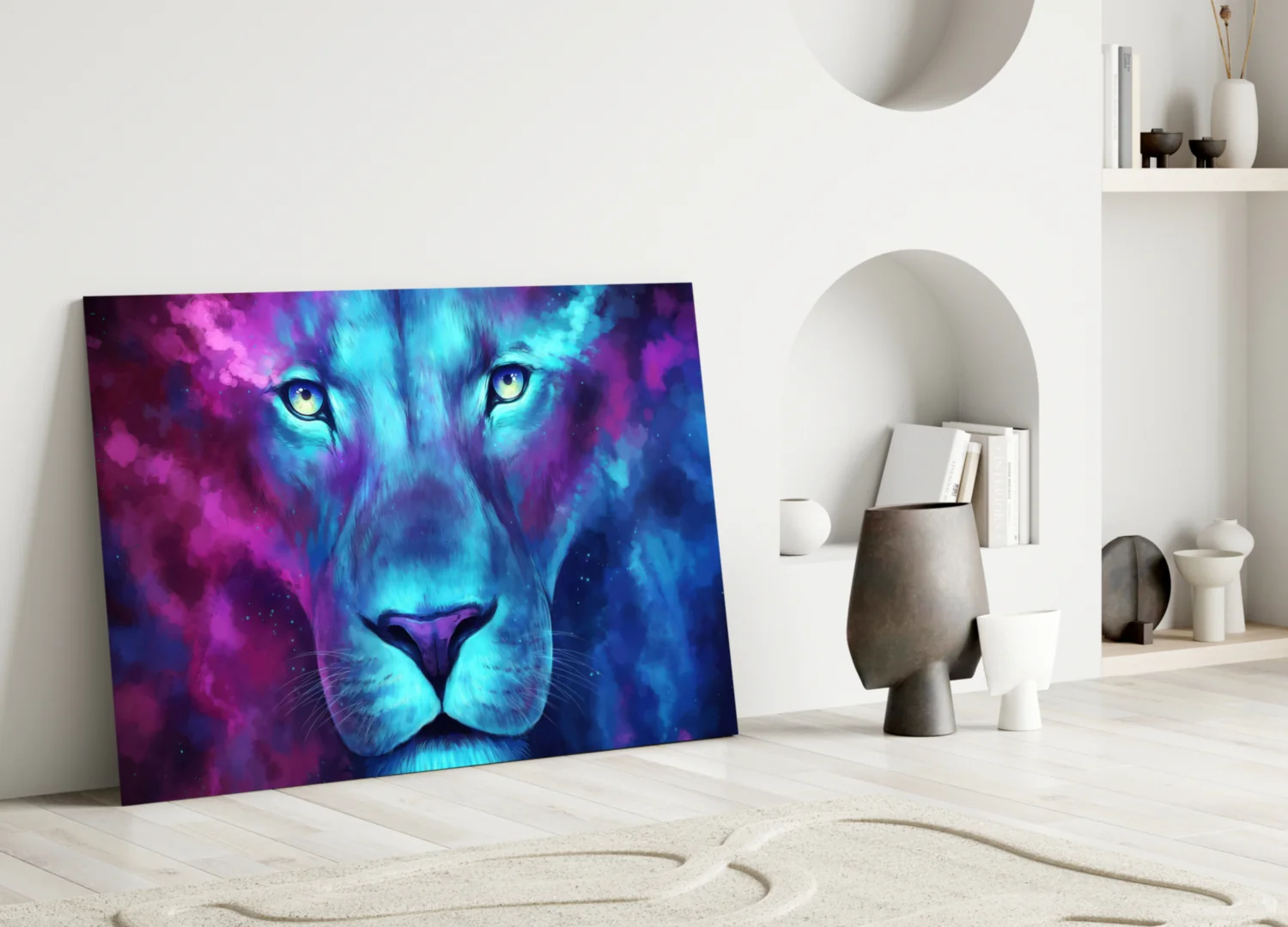Lion Glass Wall Art - Image 4