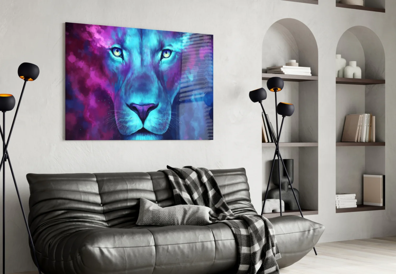 Lion Glass Wall Art - Image 5