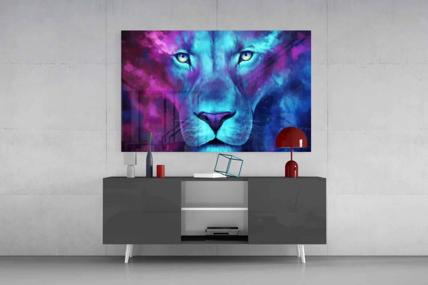 Lion Glass Wall Art - Image 9