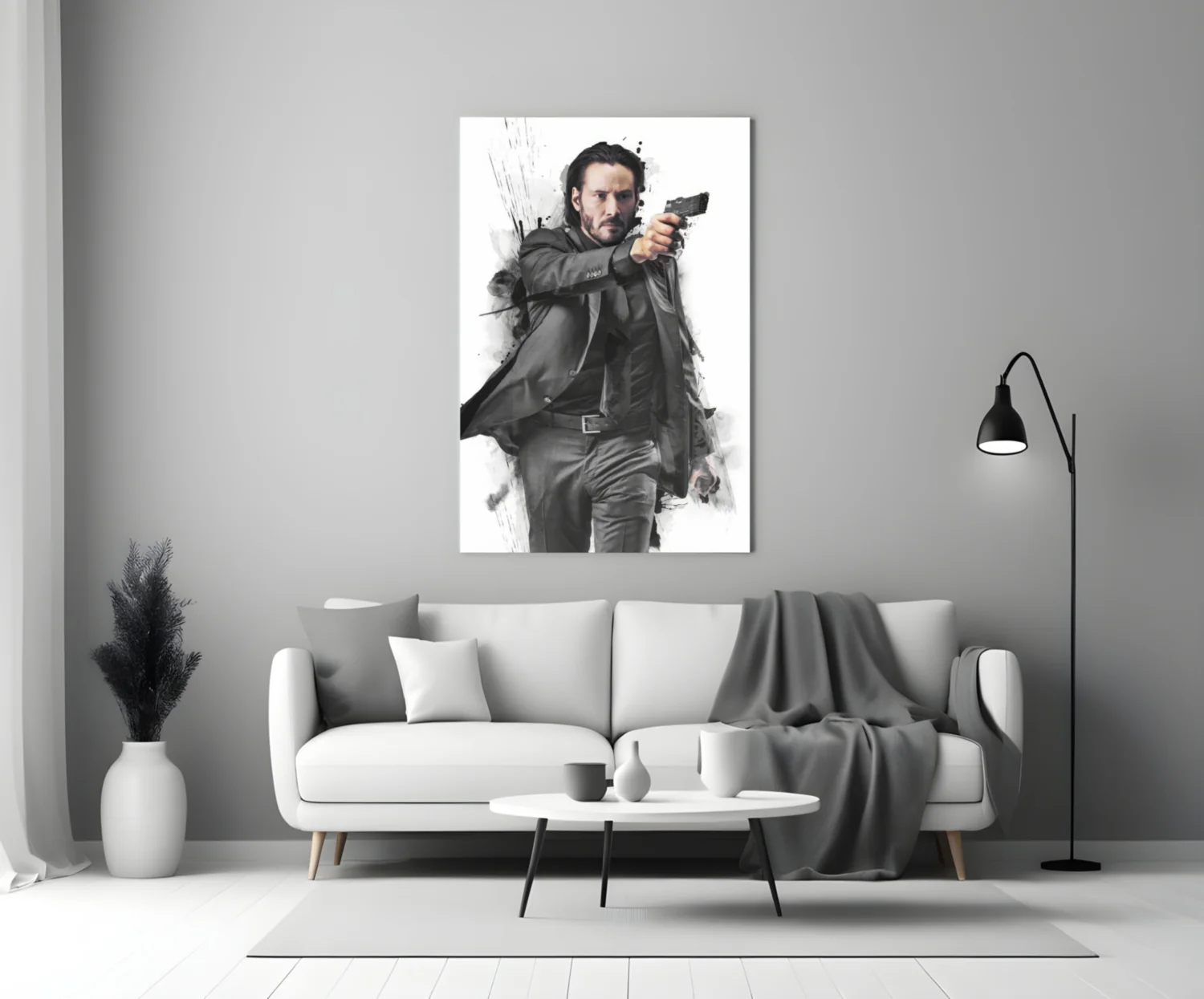 Keanu Reeves Glass Wall Art - Image 3