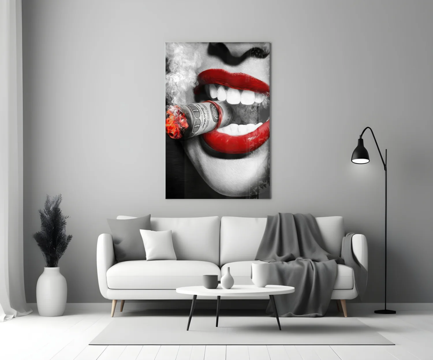 Burn the Money Glass Wall Art - Image 4
