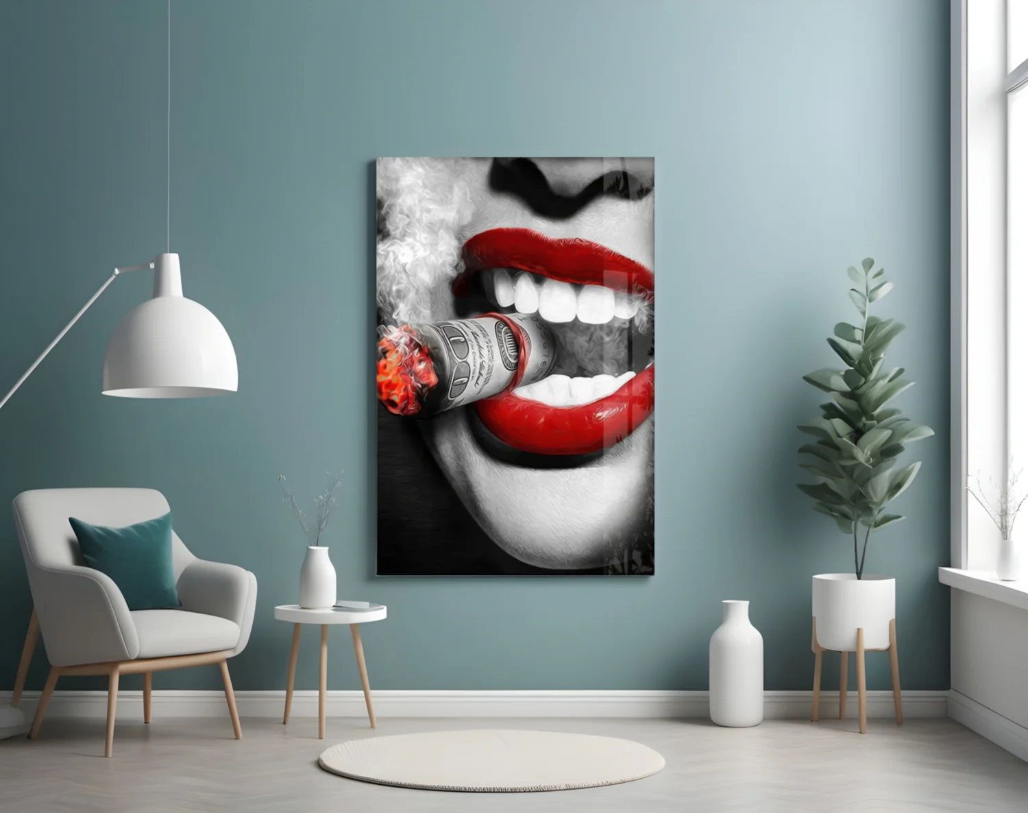 Burn the Money Glass Wall Art - Image 5