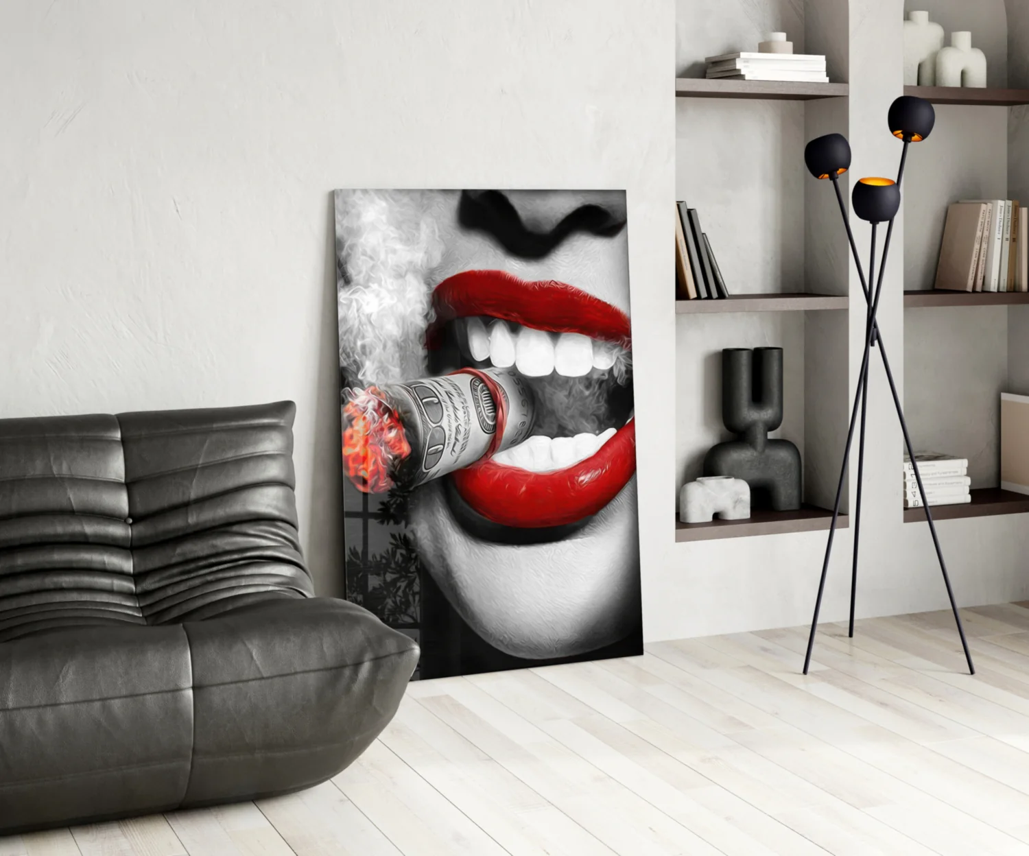 Burn the Money Glass Wall Art - Image 6