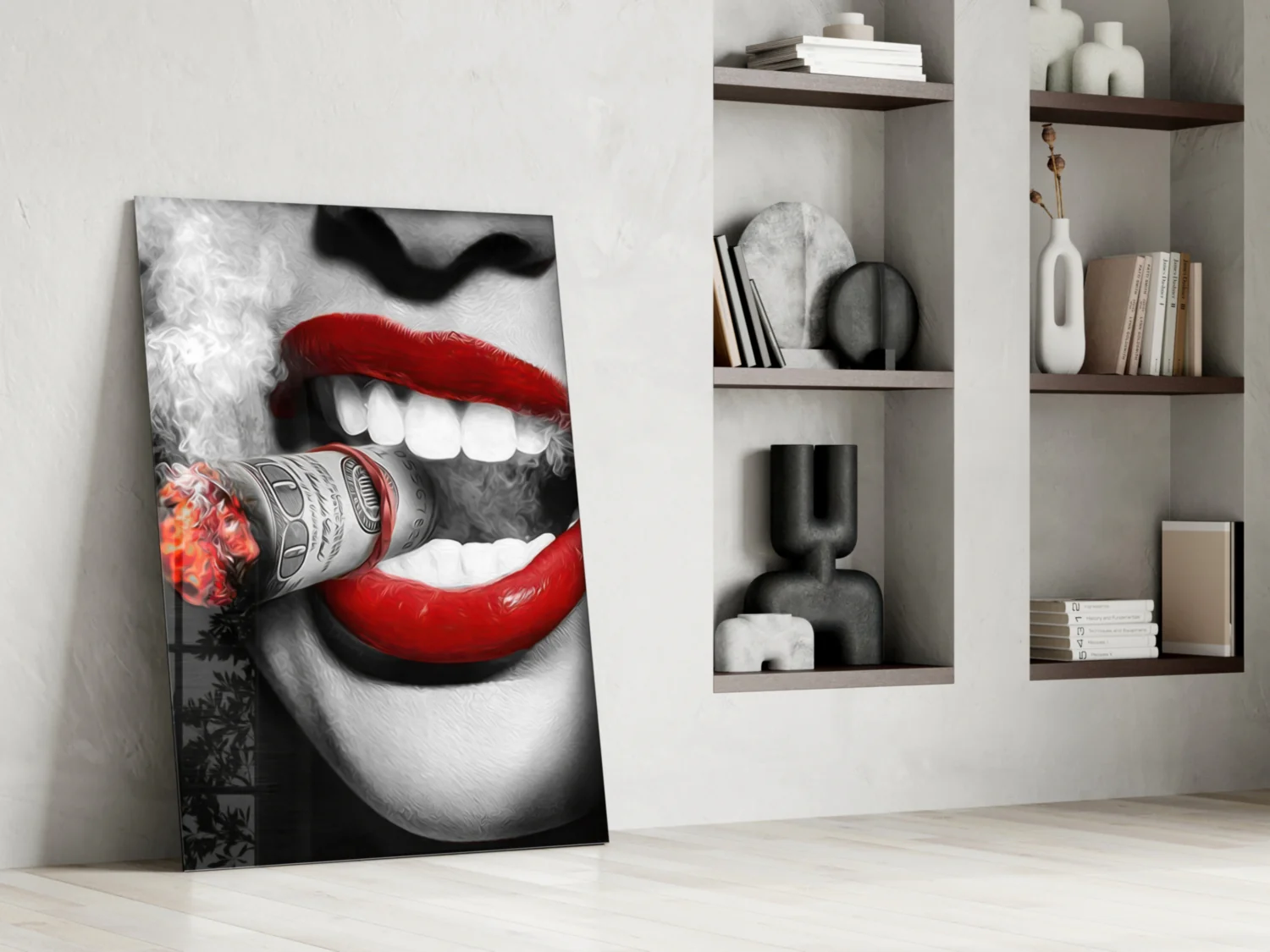 Burn the Money Glass Wall Art - Image 7
