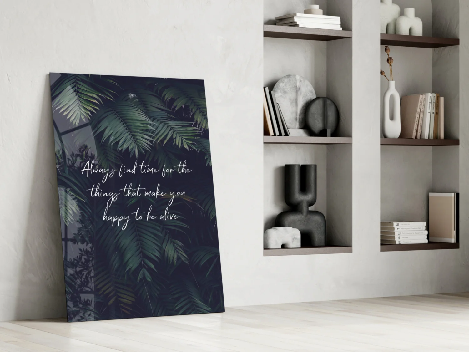 Secret of Happiness Glass Wall Art - Image 7