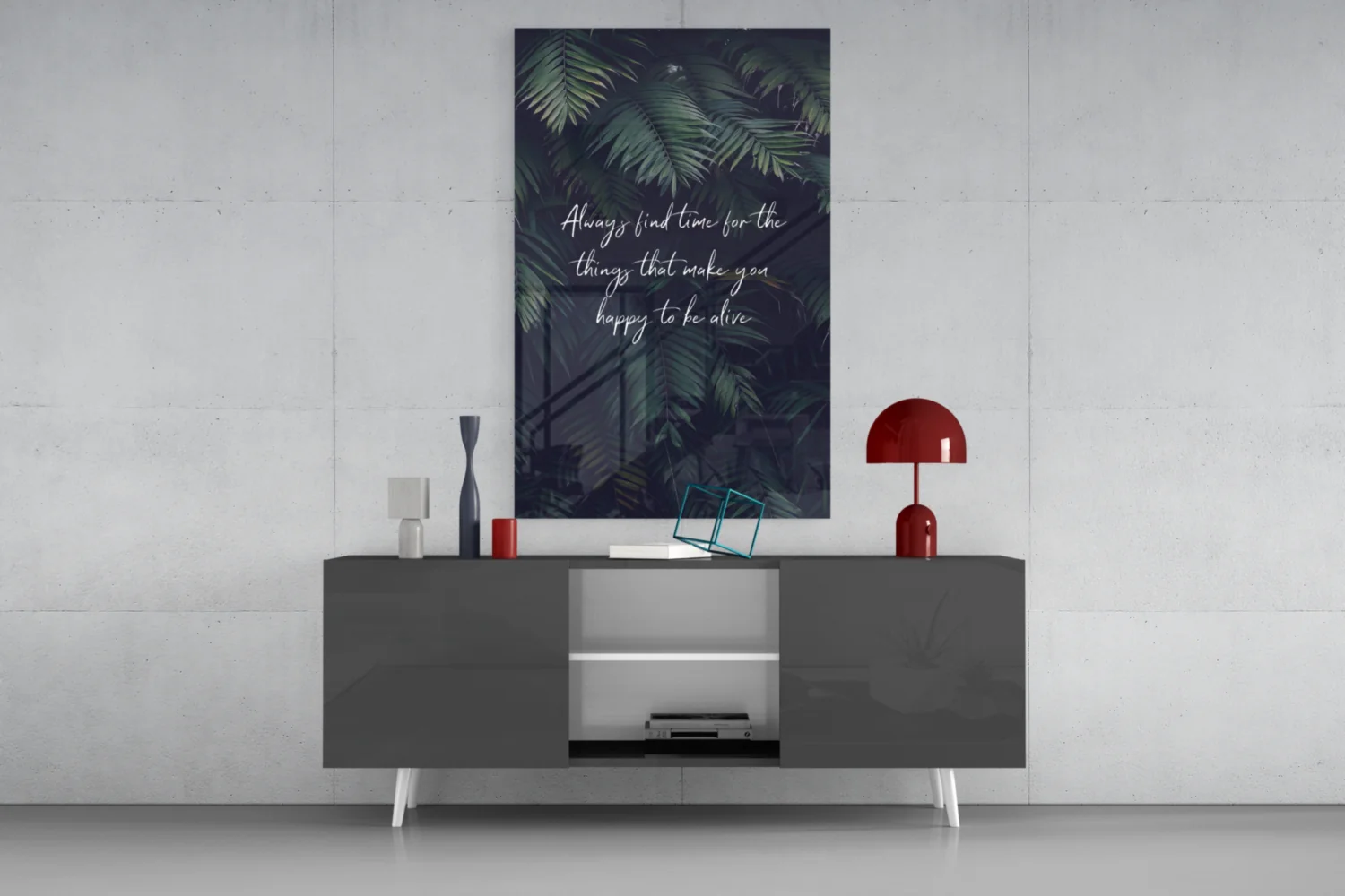 Secret of Happiness Glass Wall Art - Image 9