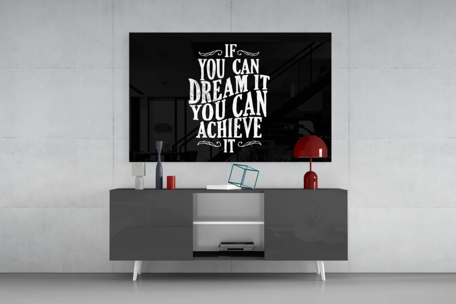 If You Can Dream Glass Wall Art - Image 8