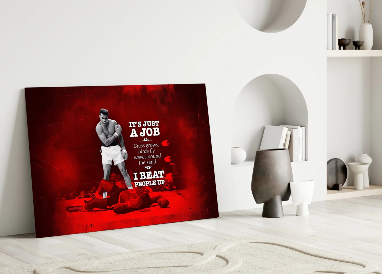 Muhammad Ali Glass Wall Art - Image 4