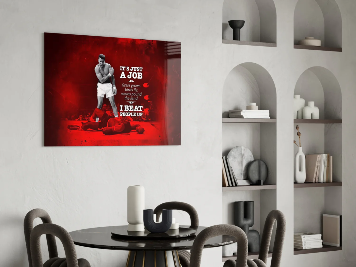 Muhammad Ali Glass Wall Art - Image 6