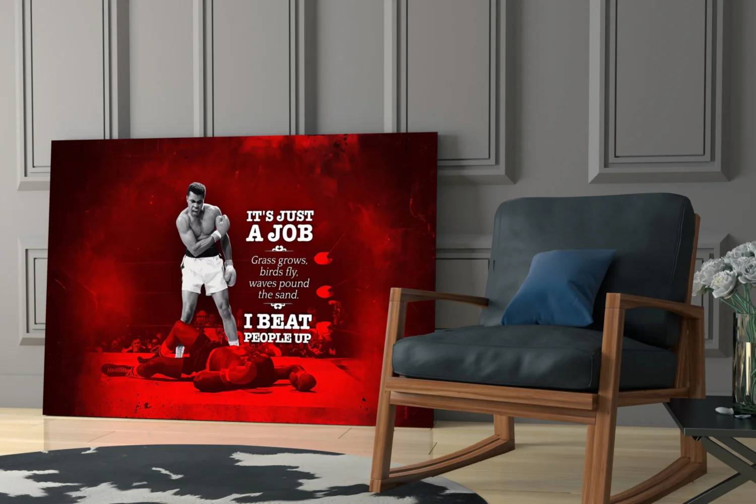 Muhammad Ali Glass Wall Art - Image 7
