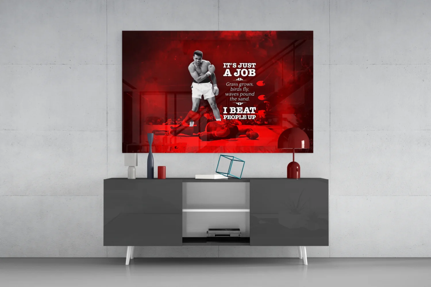 Muhammad Ali Glass Wall Art - Image 9