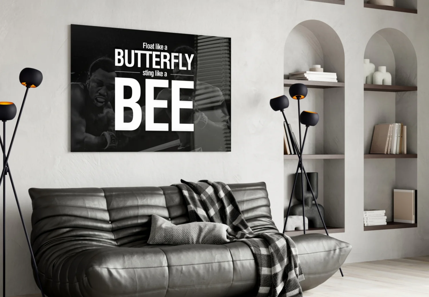 Muhammad Ali Glass Wall Art - Image 5