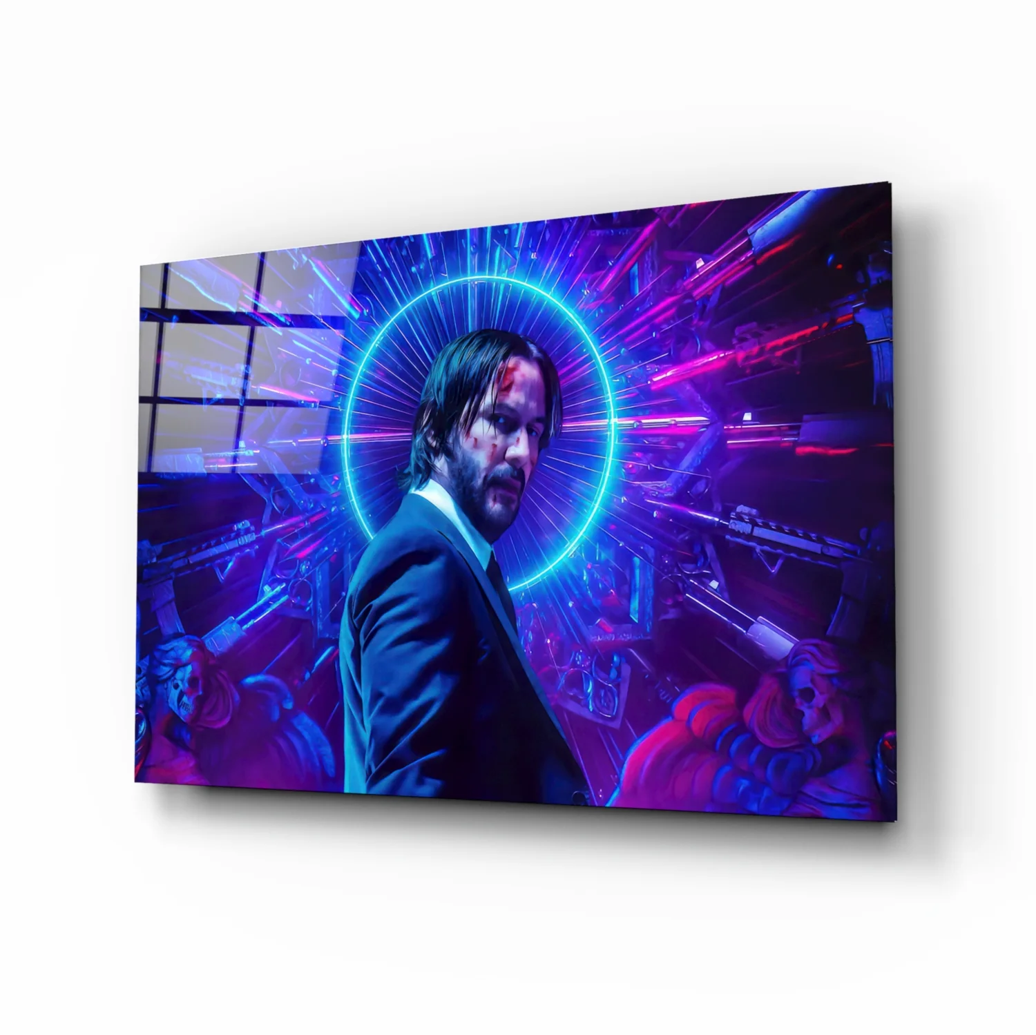 Keanu Reeves Glass Wall Art - Image 2