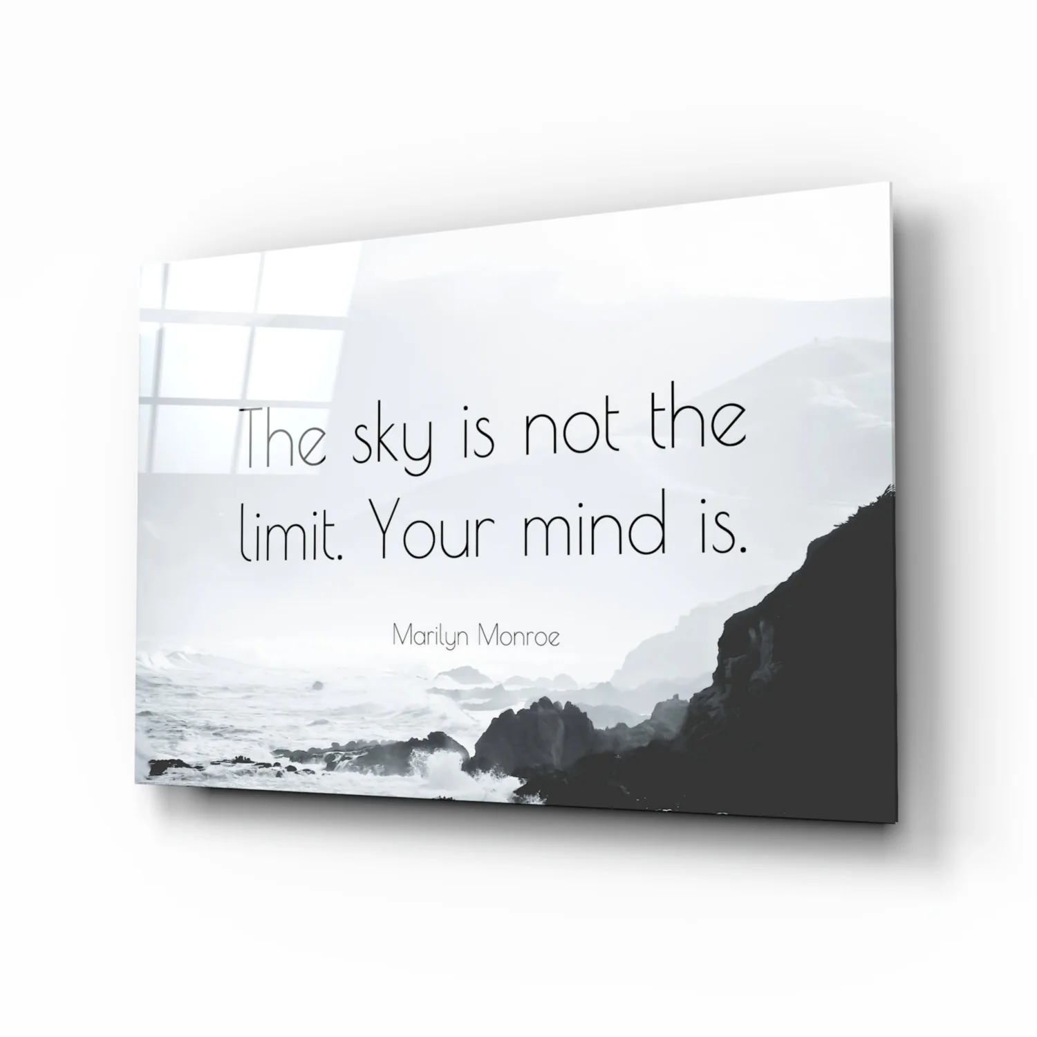 Words of Marilyn Monroe Glass Wall Art - Image 2
