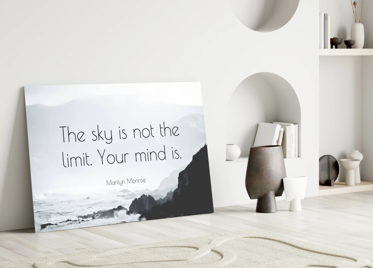 Words of Marilyn Monroe Glass Wall Art - Image 4