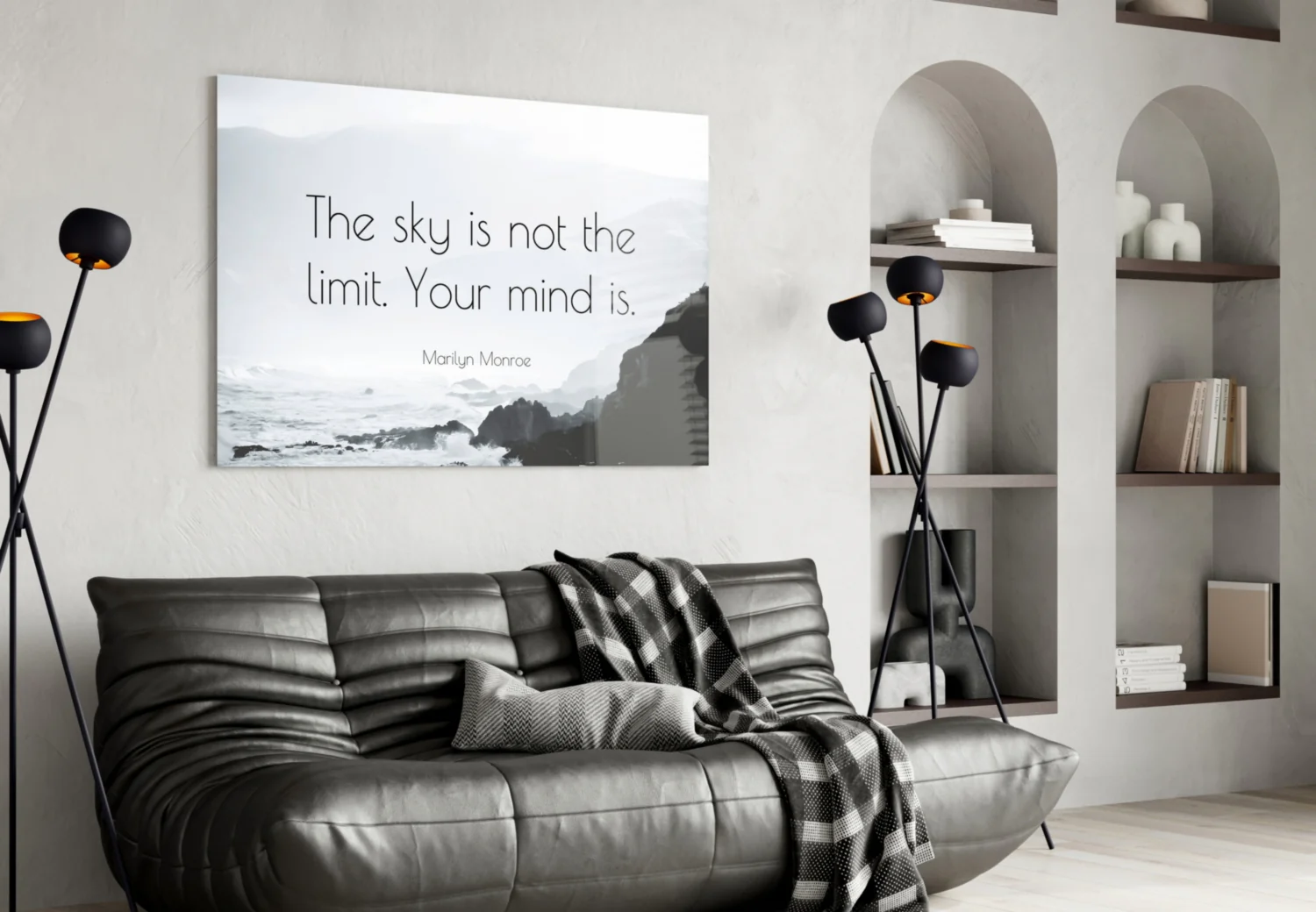 Words of Marilyn Monroe Glass Wall Art - Image 5