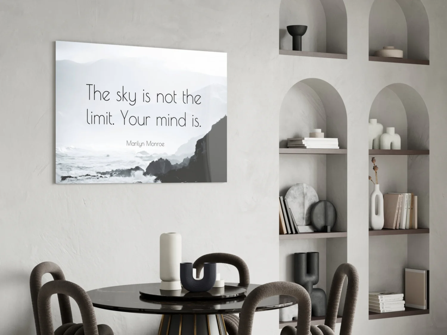 Words of Marilyn Monroe Glass Wall Art - Image 6