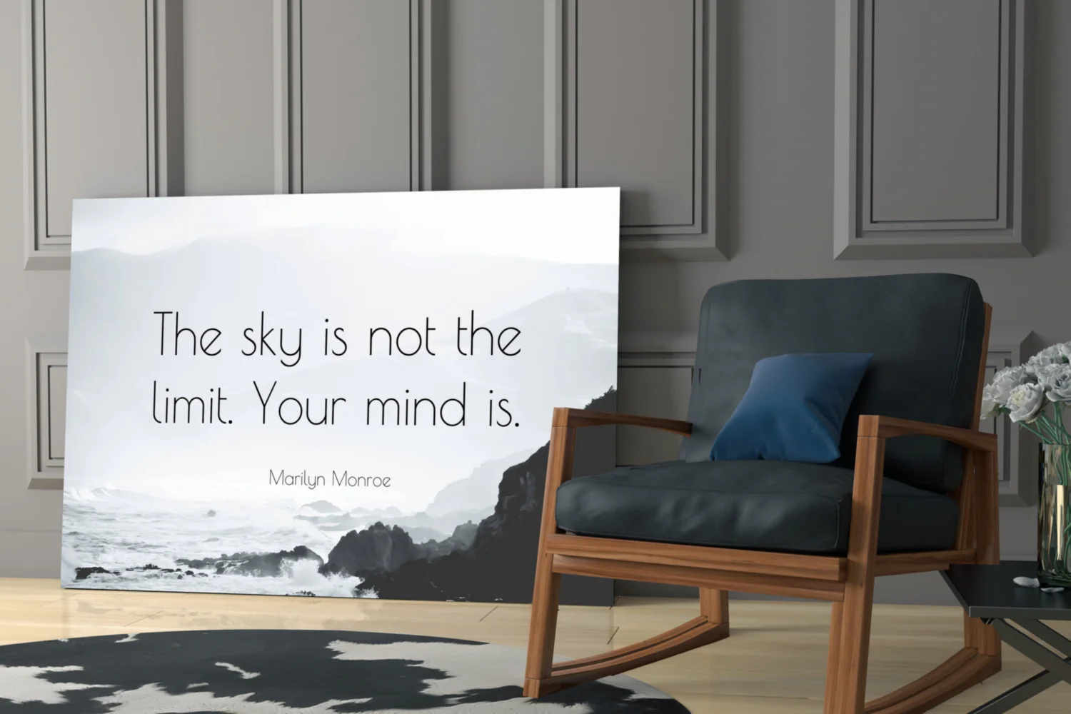 Words of Marilyn Monroe Glass Wall Art - Image 7