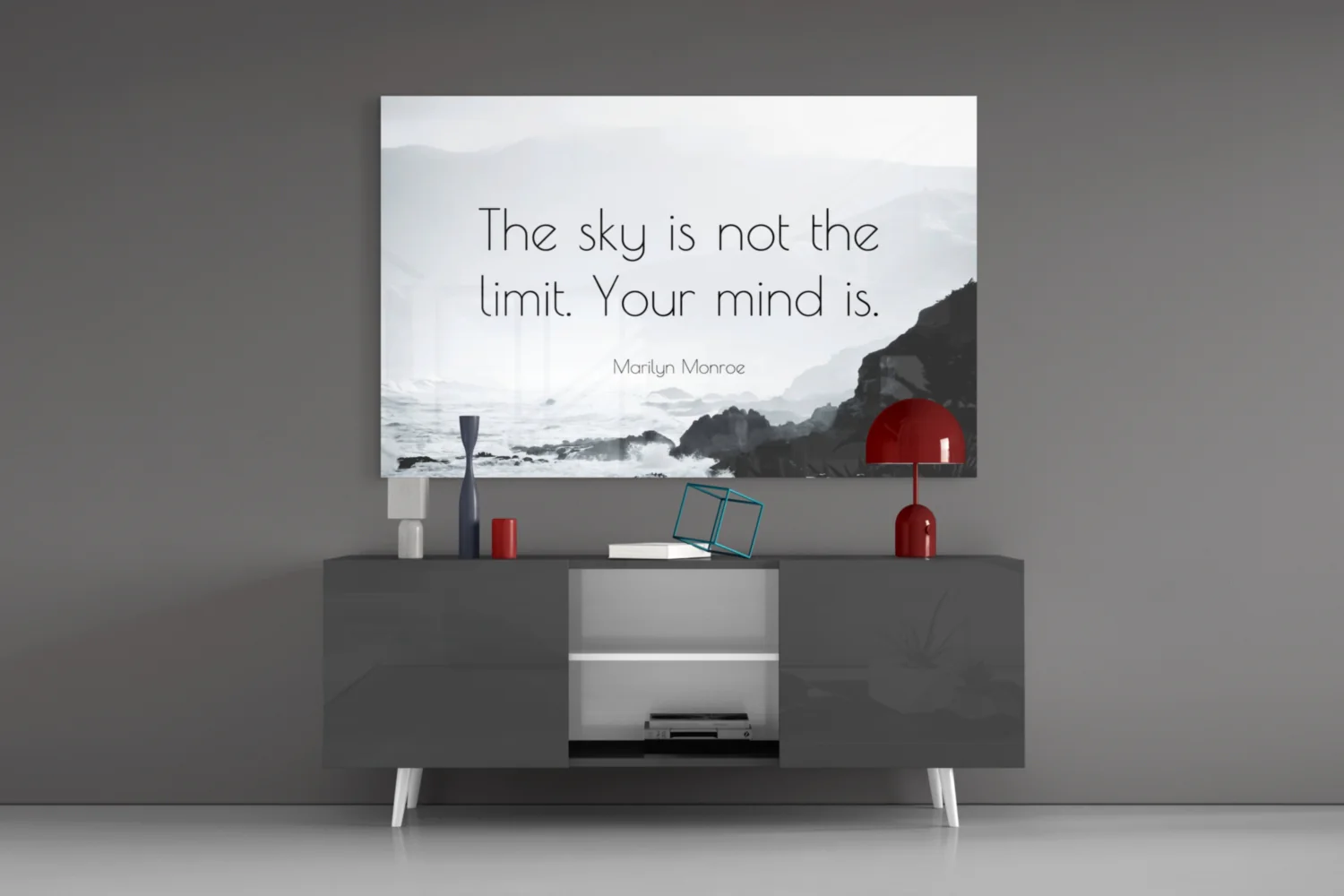 Words of Marilyn Monroe Glass Wall Art - Image 9
