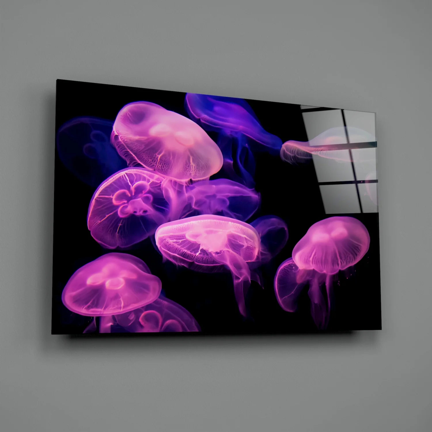 Jellyfish Glass Wall Art - Image 3