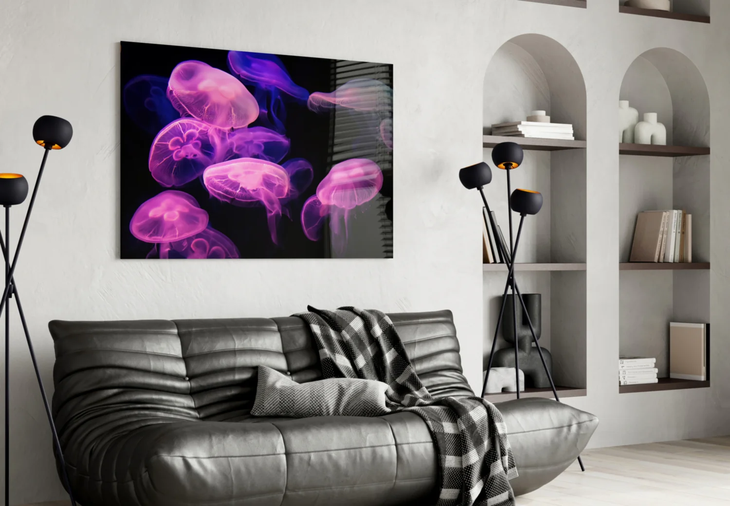 Jellyfish Glass Wall Art - Image 5