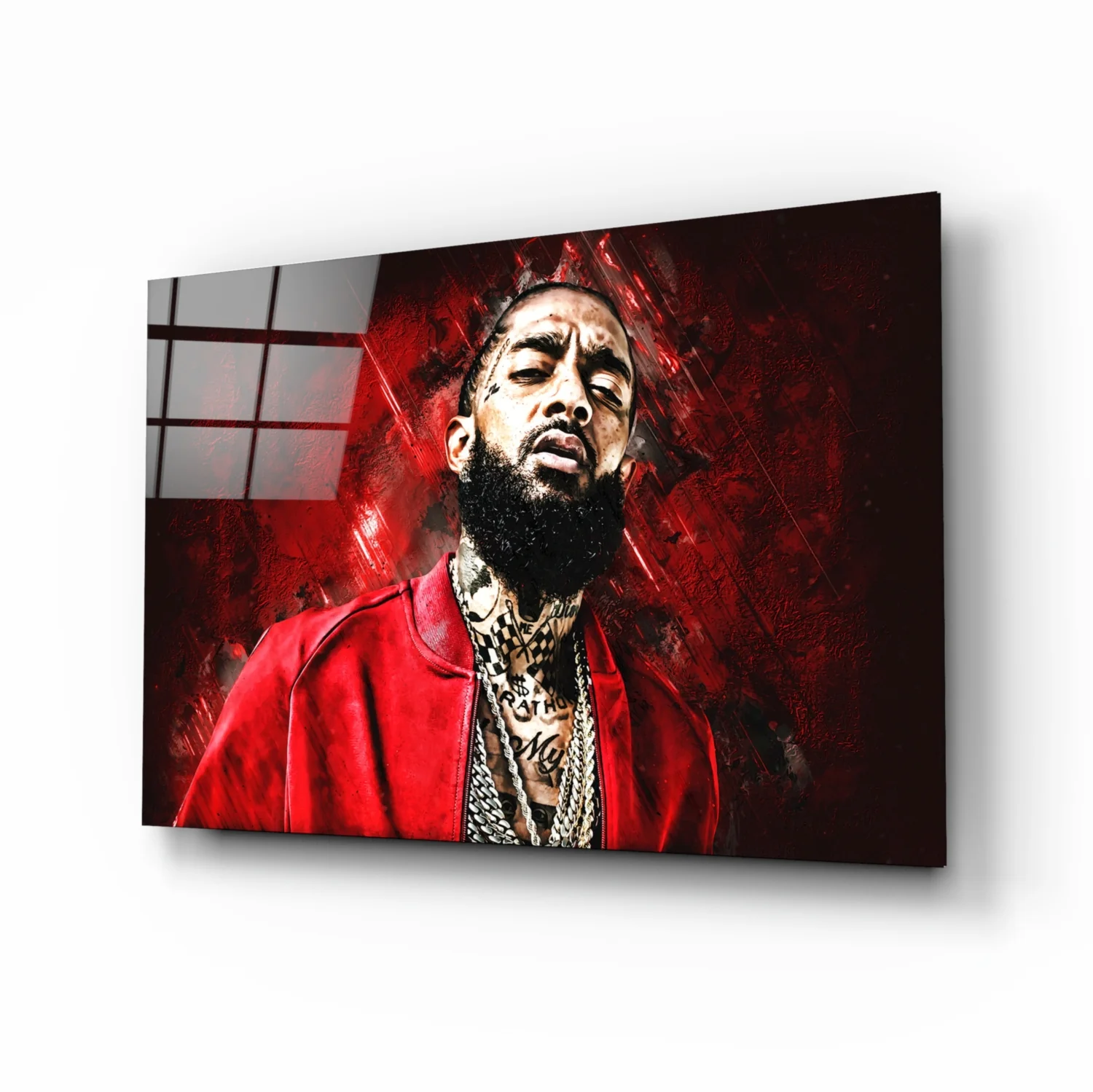 Nipsey Hussle Glass Wall Art - Image 2