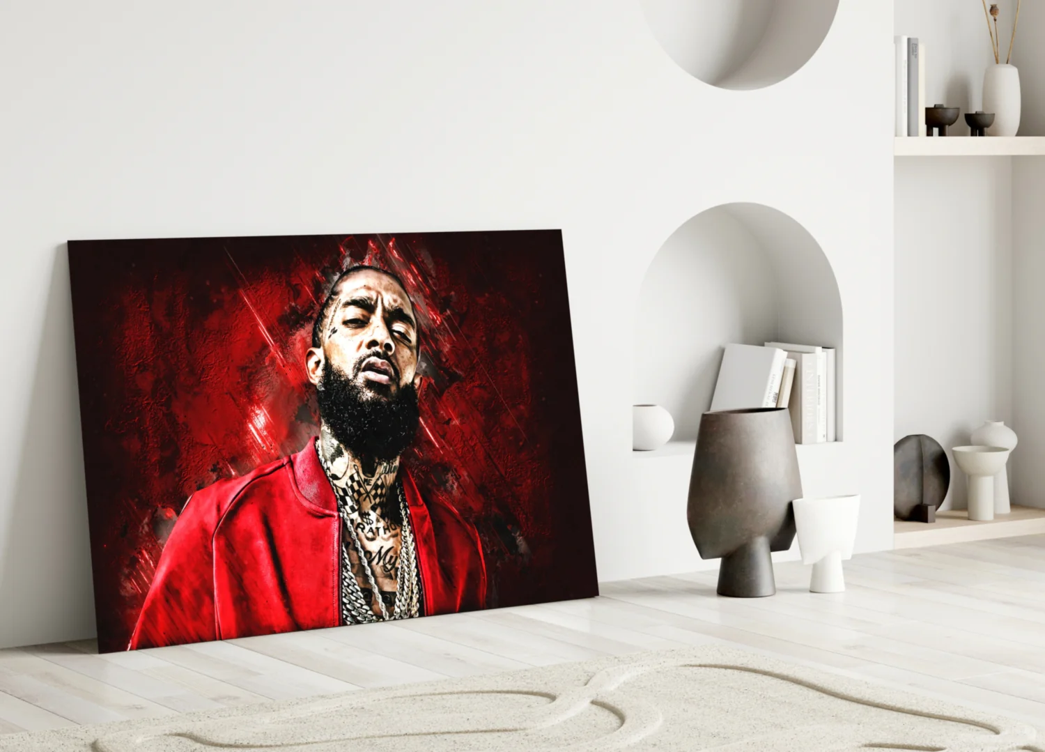 Nipsey Hussle Glass Wall Art - Image 4