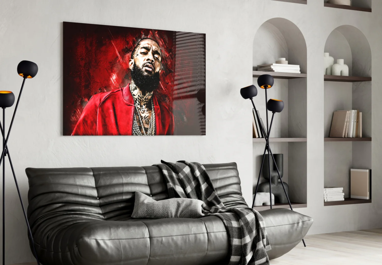 Nipsey Hussle Glass Wall Art - Image 5