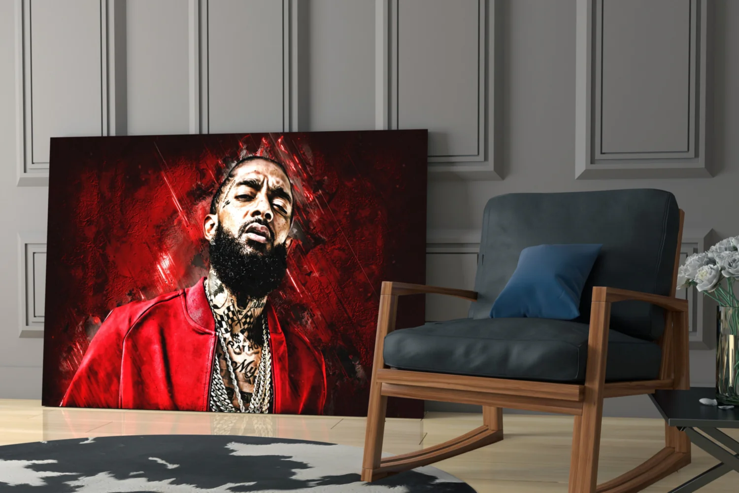 Nipsey Hussle Glass Wall Art - Image 7