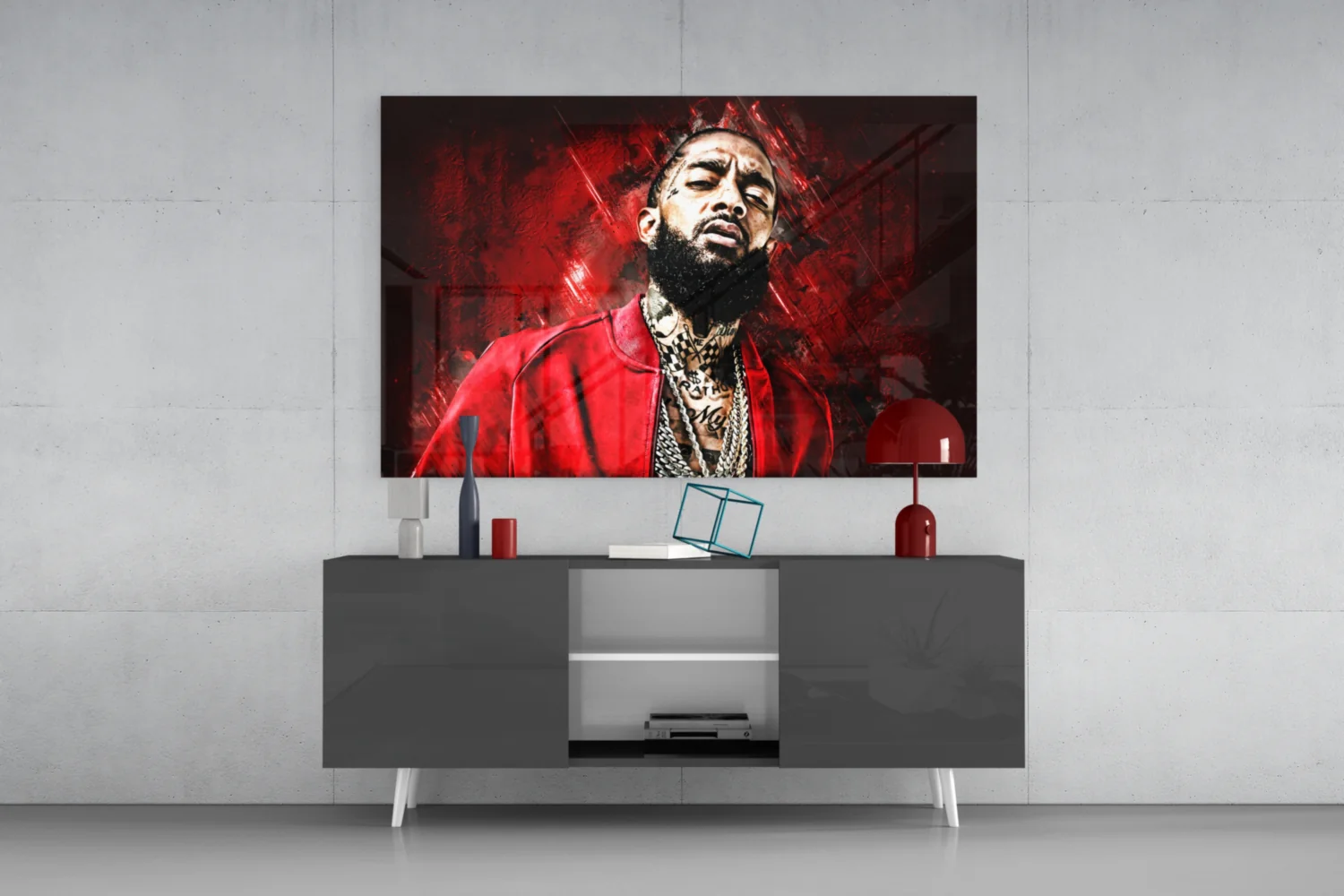 Nipsey Hussle Glass Wall Art - Image 9