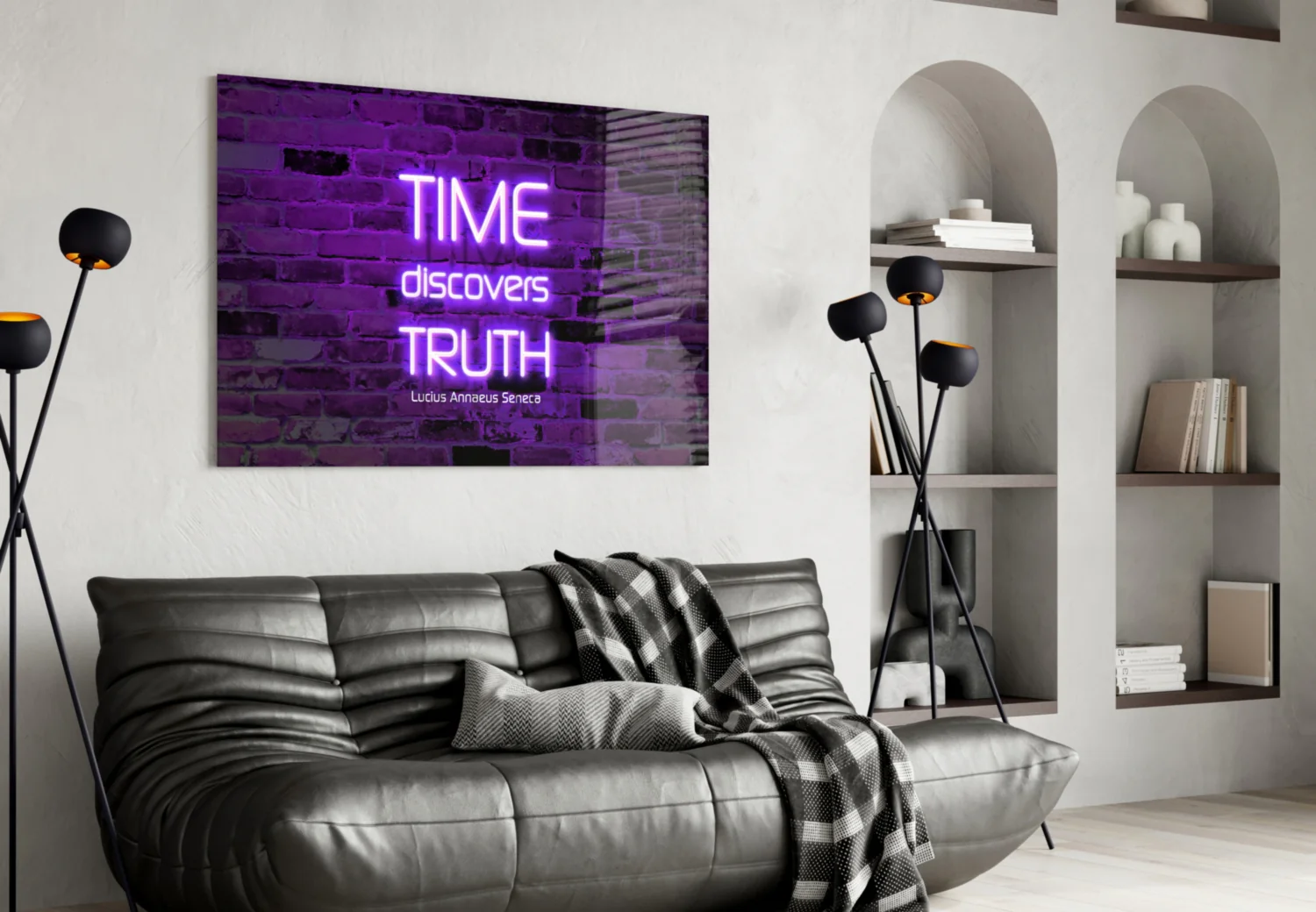 Words of Seneca Glass Wall Art - Image 4