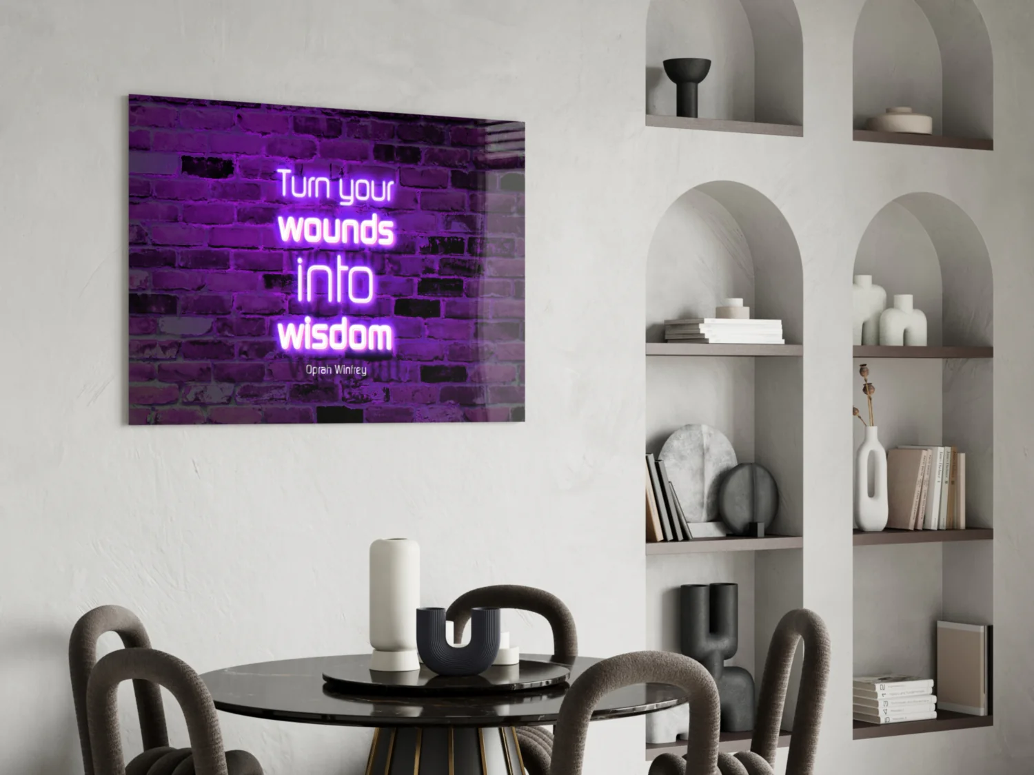 Words Of Oprah Glass Wall Art - Image 6