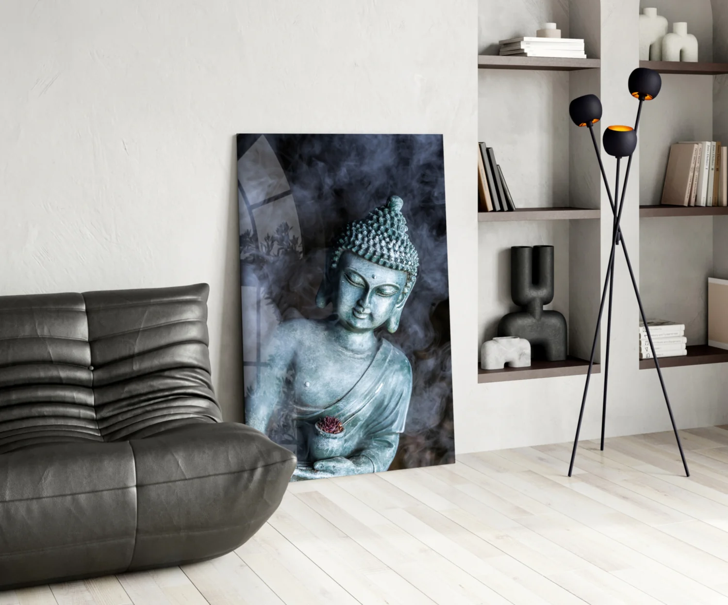 Buddha Glass Wall Art - Image 5