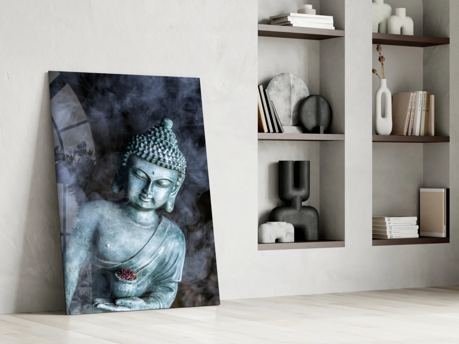 Buddha Glass Wall Art - Image 6