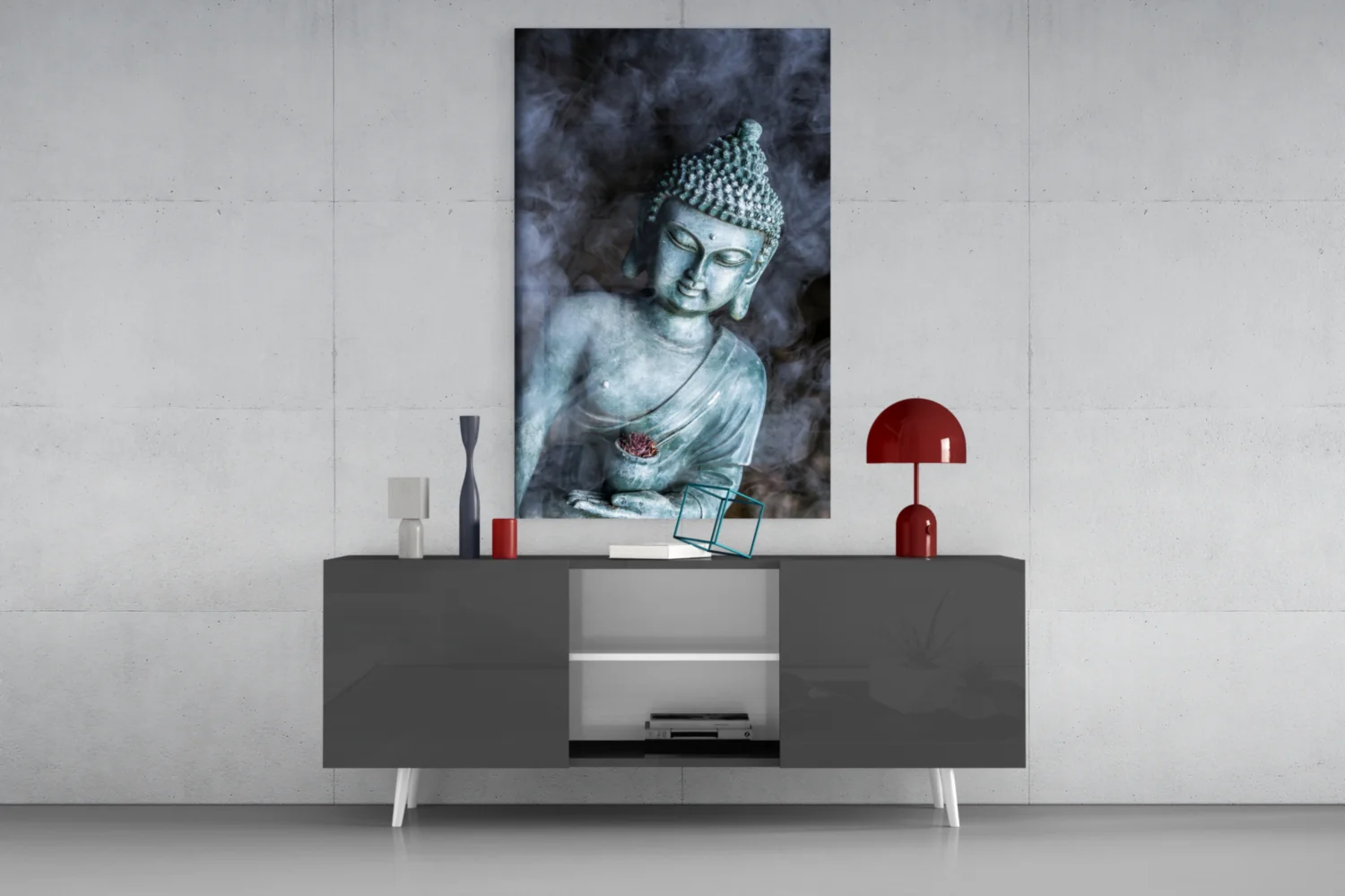 Buddha Glass Wall Art - Image 8