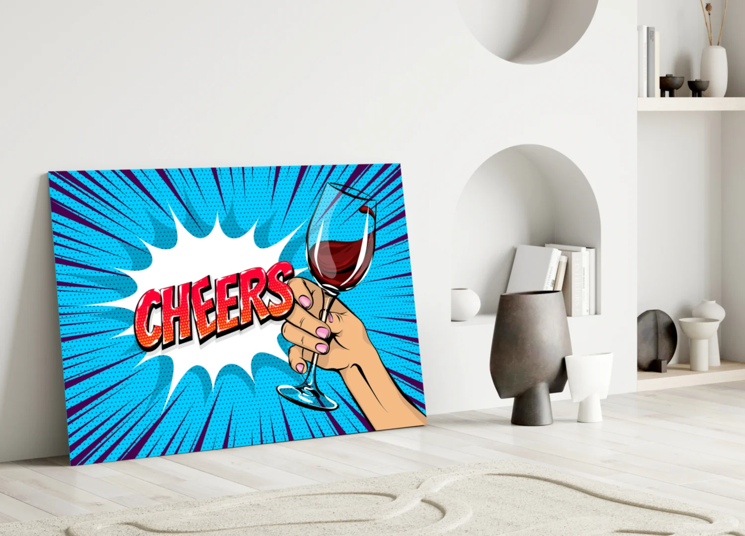 Cheers Glass Wall Art - Image 3