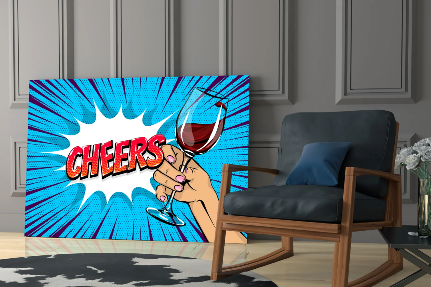 Cheers Glass Wall Art - Image 6
