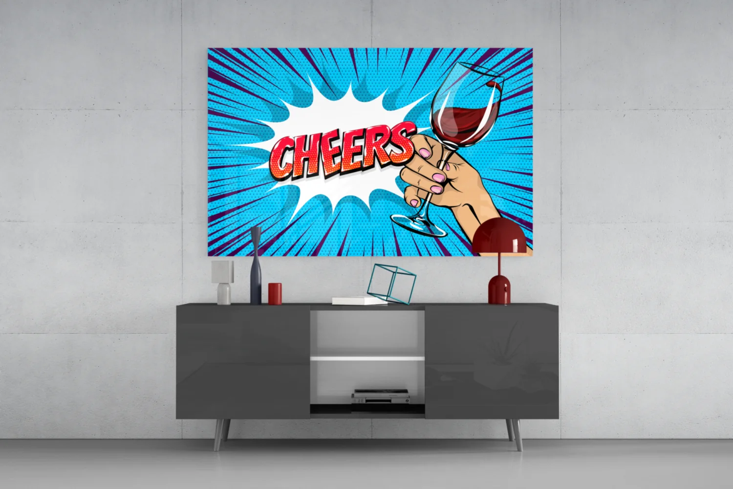 Cheers Glass Wall Art - Image 8