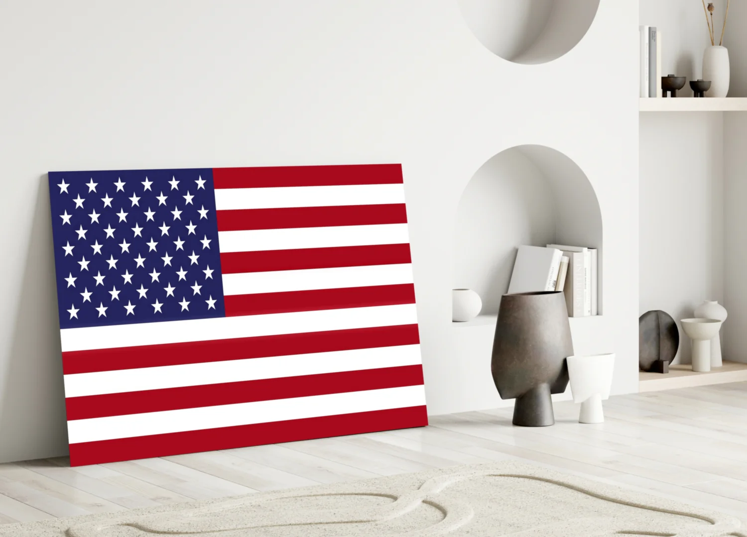 Flag of the United States Glass Wall Art - Image 3
