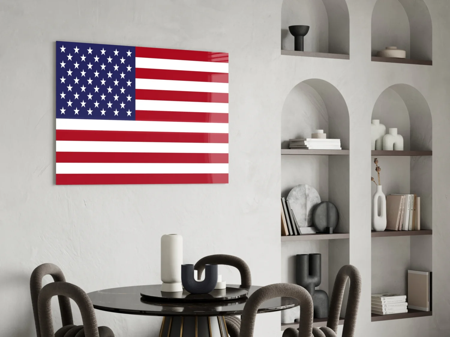 Flag of the United States Glass Wall Art - Image 5