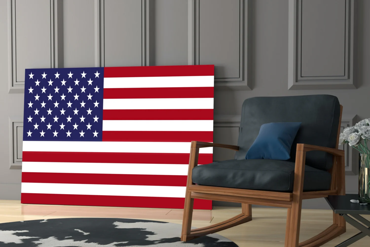 Flag of the United States Glass Wall Art - Image 6
