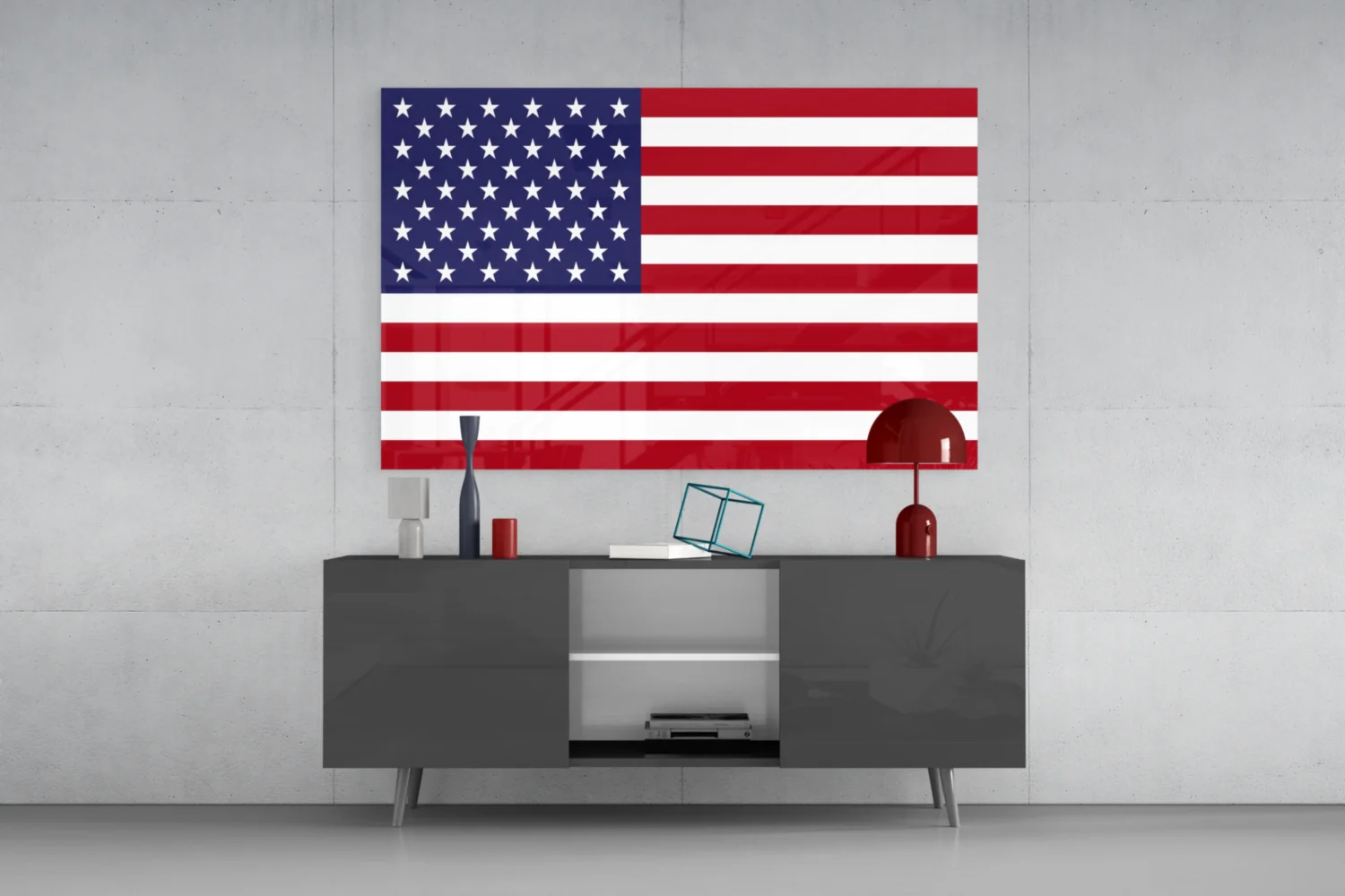 Flag of the United States Glass Wall Art - Image 8