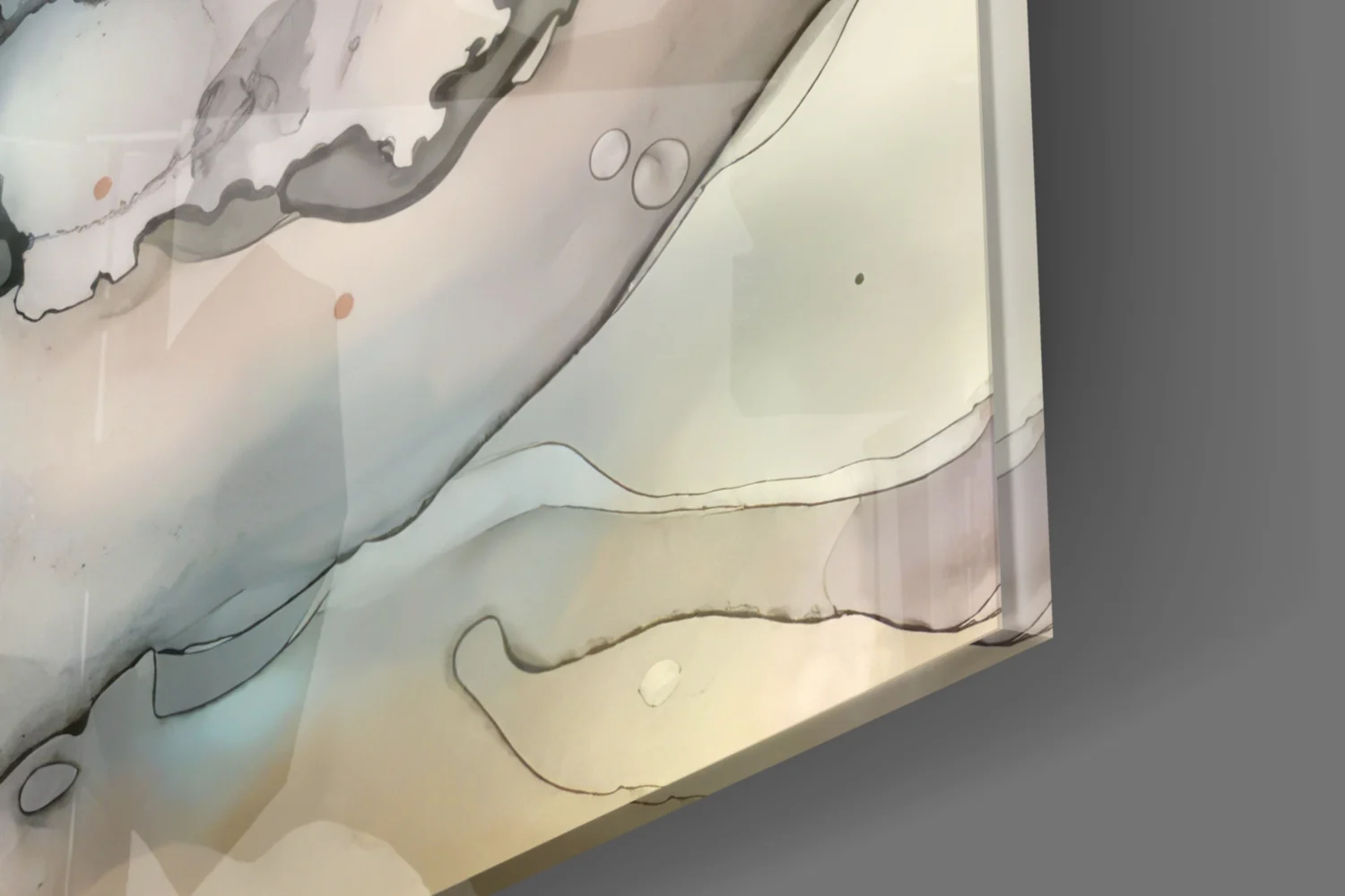 Marble Flower Glass Wall Art - Image 7