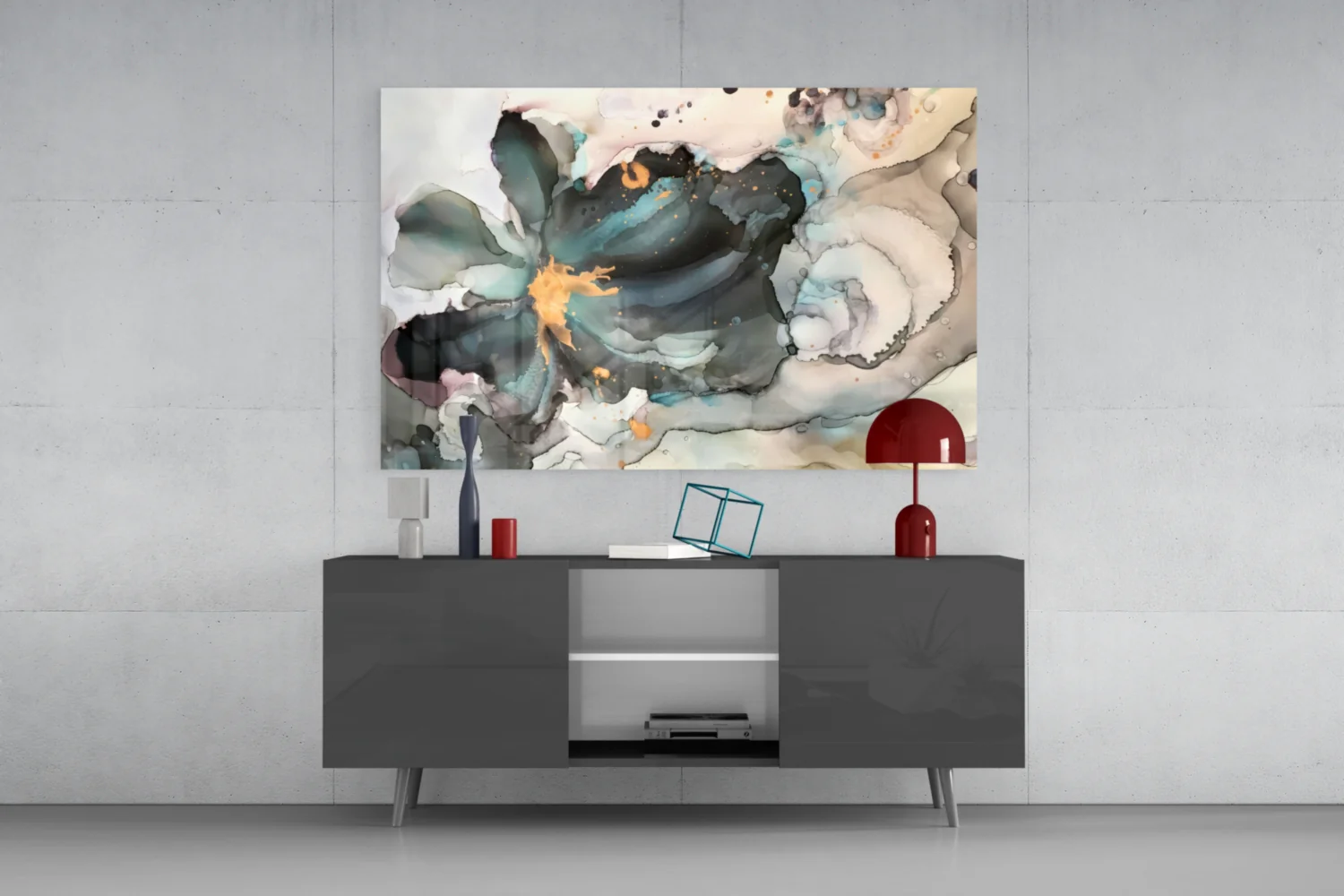 Marble Flower Glass Wall Art - Image 8