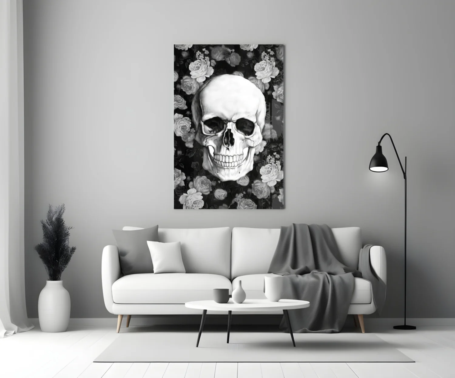 Skull Glass Wall Art - Image 3